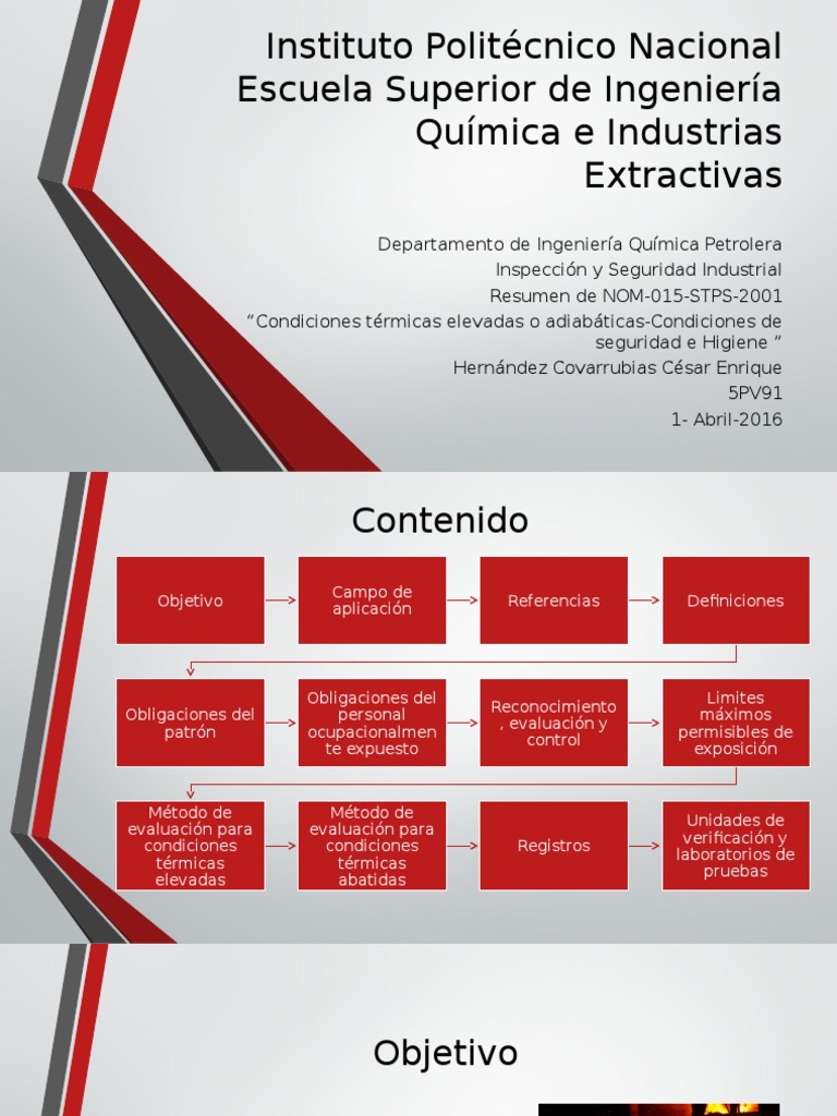Nom - 015 - STPS - 2001 | PDF | Calor | Física Aplicada e ...