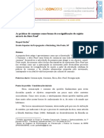 As Práticas de Consumo Como Forma de Ressignificação Do Sujeito Através Do Slow Food