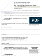 Common Core Aligned Lesson Plan Template Subject(s) : Language Arts Grade: 5 Teacher(s) : Miss Kwiatek School: Culverdale Elementary Date: Someday