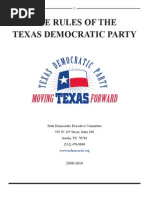 Texas Democratic Party (TDP) Rules