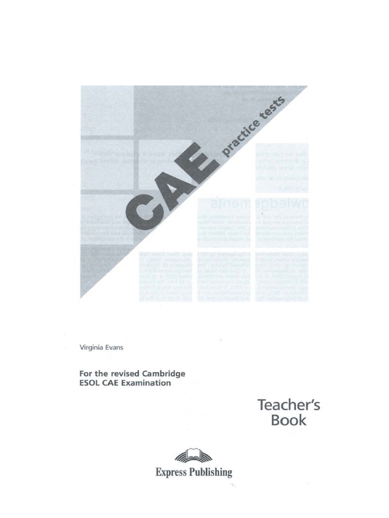 Cae Practice Tests Student s Book Key