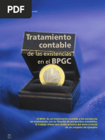 Tratamiento Contable Existencias en El Bpgc