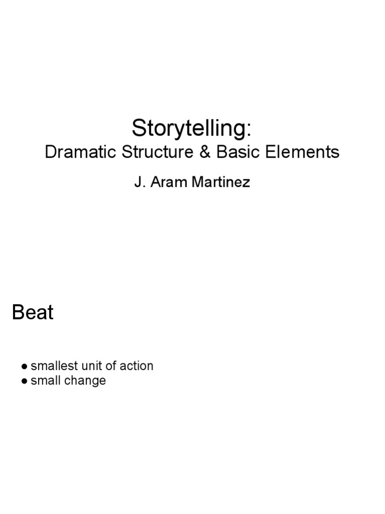 Storytelling Dramatic Structure | PDF