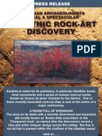 Neolithic Rock Art Discovery in Sardinia