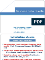 Lezione 1 Introduzione Eccellenza Strategia