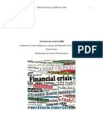 The Financial Crisis of 2008