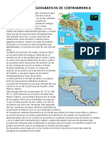 Accidentes Geograficos de Centroamerica