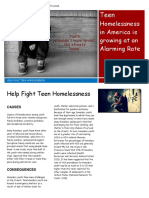 Homelessness Fact Sheet