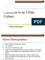 Education in An Urban Culture 3