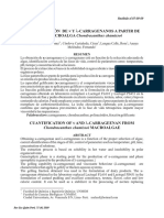 Cuantificación de Y LA - Carragenanos A Partir de MACROALGA Chondracanthus Chamissoi