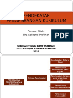 PENDEKATAN PENGEMBANGAN KURIKULUM