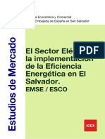 El Sector Electrico y La Implementacion de La Eficiencia Energetica en El Salvador