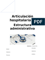 Informe Articulacion Hospitalaria y Estructura Administrativa 