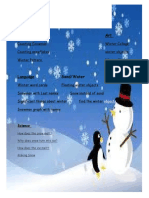 winter theme curriculum web