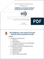 El Amplificador Como Bloque Funcional Esencial para Los EEAA