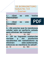 Examen Del Modulo No. 5-A de Biomagnetismo