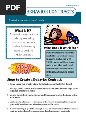 behavior contract