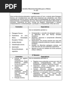 Conteúdo Programático de Música Do 6ª Ao 9ª Ano