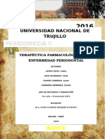 Terapeutica Farmacologica Enfermedad Periodontal