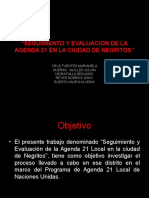 Seguimiento y Evaluacion de La Agenda 21