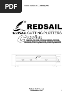 Redsail Cutting Plotter User Manual A