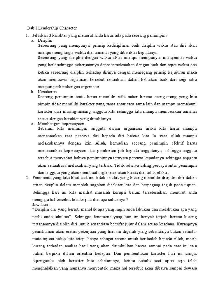 Contoh Soal Problem Solving Kepemimpinan Download File Guru