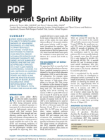 Repeat Sprint Ability