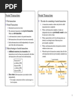 Nested Transactions Nested Transactions