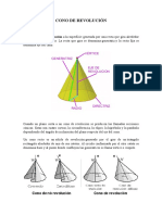 Cono de revolución: definición, elementos y propiedades