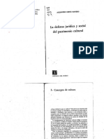 1 La Defensa Jurídica y Social Del Patrimonio Cultural