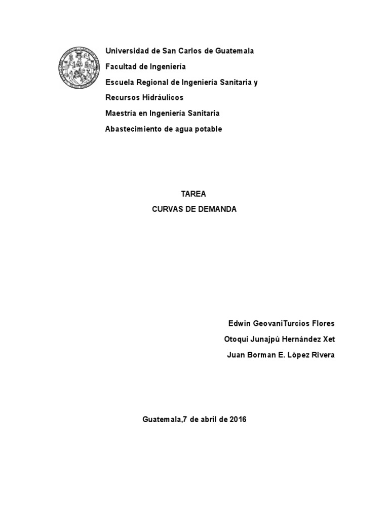 Demanda de Agua en Núcleos Rurales | PDF | Población | Consumo (economía)