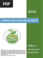 Aula 1 - Desteologia Sistemática