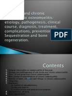 Sub Acute and Chronic Osteomielitis