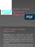 Public Limited Company Registration