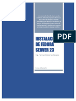 Instalacion de Fedora Server 23