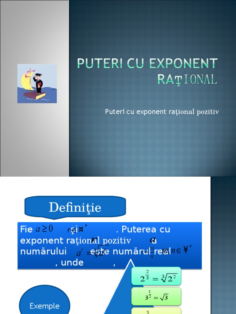 Puteri Cu Exponent Raţional | PDF