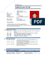 Curriculum Vitae: Muhammad Afif