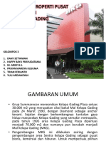 Manajemen Properti Pusat Perbelanjaan Mal Kelapa Gading PDF