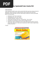 Download Usaha Spekulatif Dan Usaha Riil by indraliwanto SN311463440 doc pdf