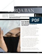 Burqa Ban: Issue Introduction