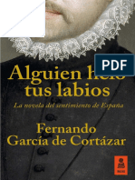 "Alguien Heló Tus Labios", Fernando García de Cortázar