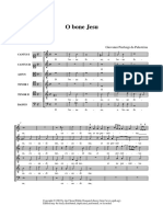 O Bone Jesu - Palestrina PDF