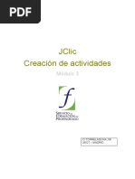 Creacion de Actividades en JClic