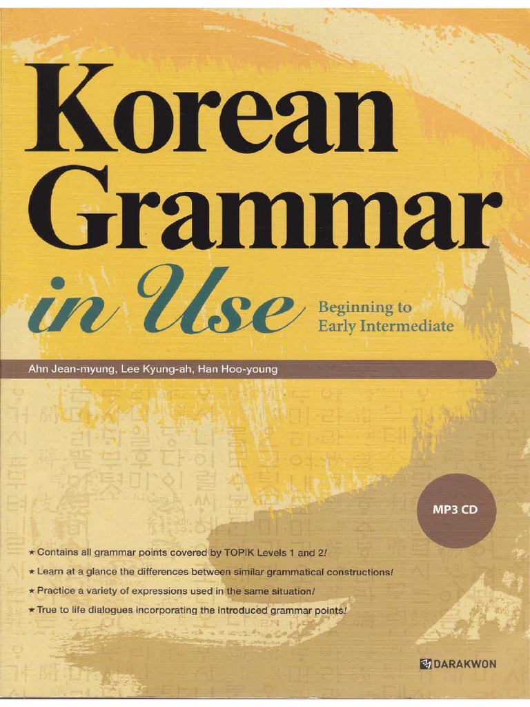 Korean Grammar in Use Beginner PDF | PDF