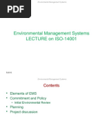 EMS - Lecture 10 - ISO 14001 - 2015