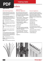 Heat Tracing Products: Applications