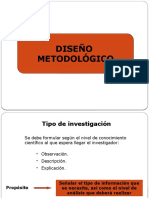 Diseño metodológico