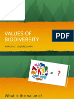 Values of Biodiversity, Threats To Biodiversity