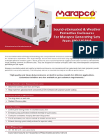 Sound-Attenuated & Weather Protective Enclosures For Marapco Generating Sets From 350-710 kVA