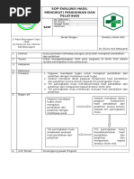 Download Sop Evaluasi Hasil Mengikuti Pendidikan Dan Pelatihan Bukti Pelaksanaan Evaluasi by Klinik Radiologi SN311480803 doc pdf